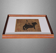 七星关书画装裱配框服务案例